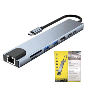 Multi-functional 8 in 1 Usb 3.1 Type c Hub Adapter for MacBook
